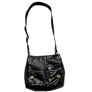 Michael Kors Layton Patent Leather Crossbody Bag
